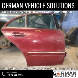 Mercedes Benz E200 K car doors for sale W211