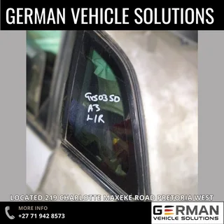 2013 Audi A3 quarter glass rear for sale used
