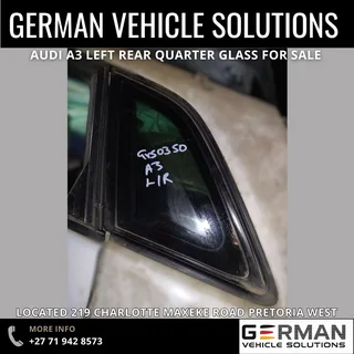 2013 Audi A3 quarter glass rear for sale used