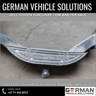 2012 Toyota Fortuner Tow Bar for sale