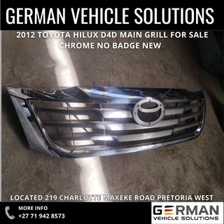 2012 Toyota D4D chrome grill for sale No Badge