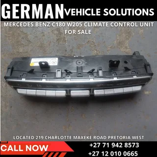 Mercedes Benz C180 W205 Climate Control Unit for Sale