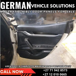 Maserati Ghibli door panels interior trim for sale