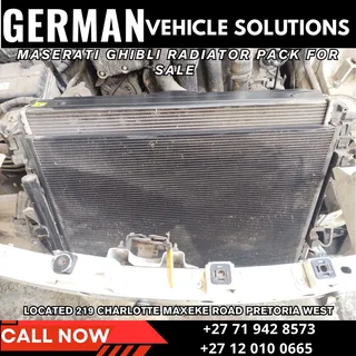 Maserati Ghibli radiator pack for sale used