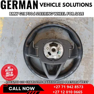 BMW 730d g11 steering wheel for sale used