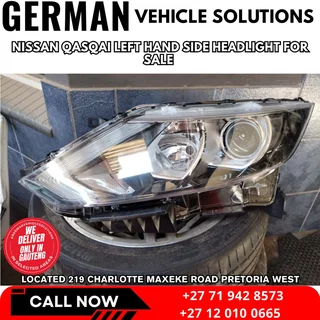Nissan Qashqai left headlight for sale