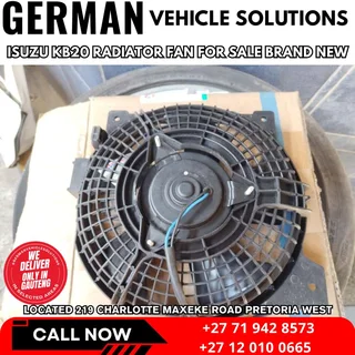 Isuzu kb20 radiator fan for sale brand new   brand new