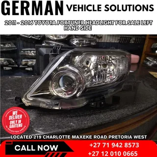 Toyota Fortuner left headlight for sale brand new