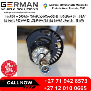 2010 - 2017 Volkswagen polo 3 left rear shock absorbers for sale new