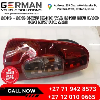 2008 - 2013 Isuzu kb300 tail light left hand side new for sale