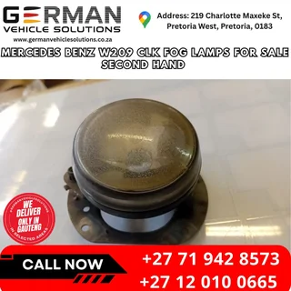 Mercedes Benz w209 CLK fog lamps for sale second hand