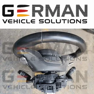 2018 Jaguar f pace complete steering column with steering wheel for sale