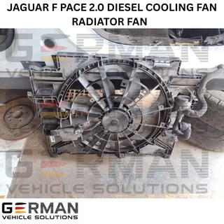 2018 jaguar f pace 2.0 diesel cooling fan radiator fan for sale