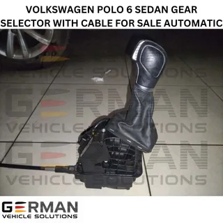 Volkswagen polo 6 sedan gear lever with cable for sale