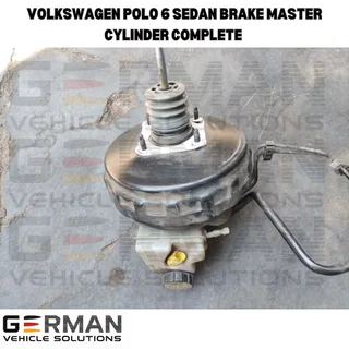 Volkswagen polo 6 sedan brake booster brake master cylinder for sale used