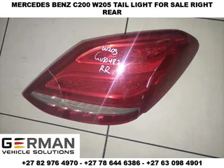 Mercedes Benz c180 c200 tail light for sale (right rear – w205 variant)