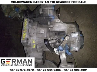 Volkswagen caddy 1.9 tdi gearbox for sale