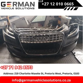 Audi Q7 Quattro Facelift Front Bumper Skin – Navy Blue (Used)