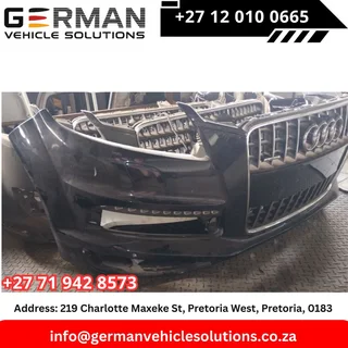 Audi Q7 Quattro Facelift Front Bumper Skin – Navy Blue (Used)