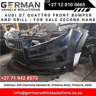 Audi Q7 Quattro Facelift Front Bumper Skin – Navy Blue (Used)