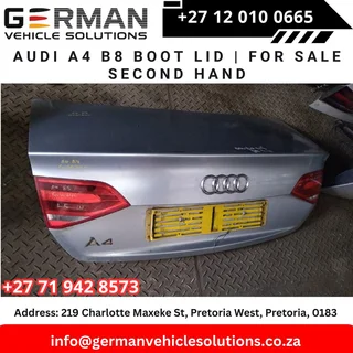 Audi A4 B8 Boot Lid – Used