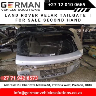 Range Rover Velar Tailgate – Used Second-hand