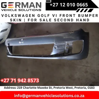 Volkswagen Golf VI Front Bumper Skin – Used