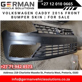 Volkswagen Caddy 2016 Front Bumper Skin – Used