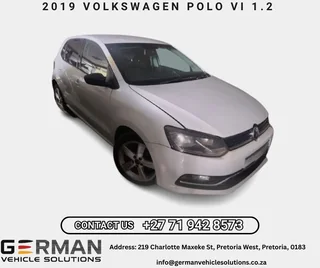 2019 volkswagen polo 6 1.2 petrol hatchback breaking for used spares parts for sale