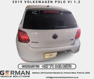 2019 volkswagen polo 6 1.2 petrol hatchback breaking for used spares parts for sale