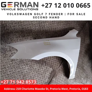 Volkswagen golf 7 left fender for sale