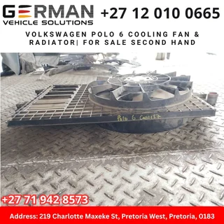 Volkswagen polo 6 cooling fan radiator pack for sale