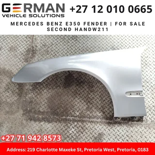 Mercedes Benz e350 w211 fender for sale silver