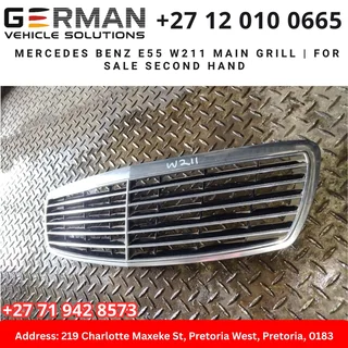 Mercedes Benz e55 w211 main grill for sale second hand