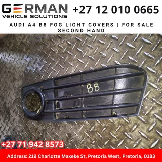 Audi A4 B8 fog light covers for sale second hand