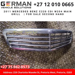 2011 Mercedes Benz c220 cdi w204 main grill for sale second hand