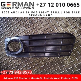 2008 audi a4 b8 fog light grill for sale second hand