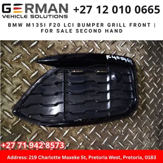 BMW m135i f20 lci front bumper grill for sale second hand