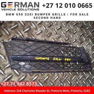 BMW e90 320i bumper grills for sale second hand