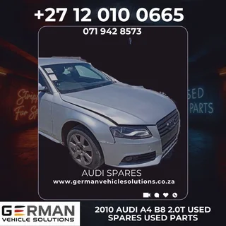 2010 Audi A4 2.0T Ambition Multi (B8) – Breaking for Spares