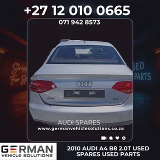 2010 Audi A4 2.0T Ambition Multi (B8) – Breaking for Spares