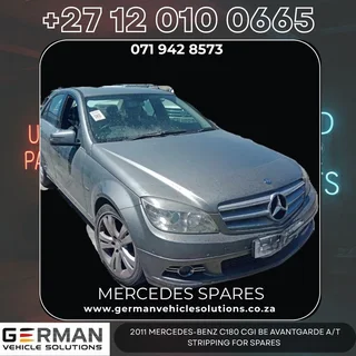 2011 Mercedes-Benz C180 CGI BE Avantgarde A/T – Breaking for Spares