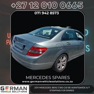 2011 Mercedes-Benz C180 CGI BE Avantgarde A/T – Breaking for Spares