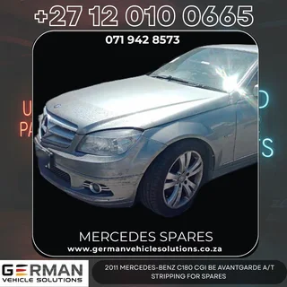 2011 Mercedes-Benz C180 CGI BE Avantgarde A/T – Breaking for Spares