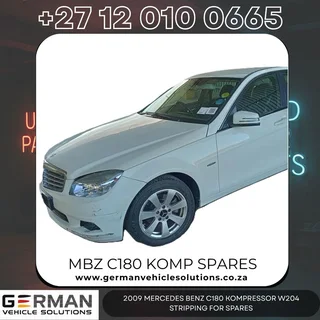 2009 Mercedes-Benz C180 Kompressor (W204) – Breaking for Spares used