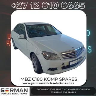 2009 Mercedes-Benz C180 Kompressor (W204) – Breaking for Spares used