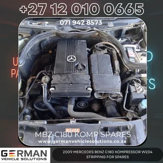 2009 Mercedes-Benz C180 Kompressor (W204) – Breaking for Spares used