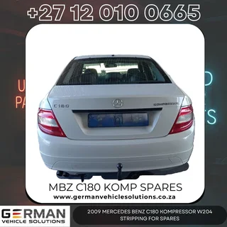 2009 Mercedes-Benz C180 Kompressor (W204) – Breaking for Spares used