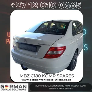 2009 Mercedes-Benz C180 Kompressor (W204) – Breaking for Spares used