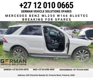 2012 Mercedes-Benz ML250 W166 Bluetec for Spares  Used Parts for Sale